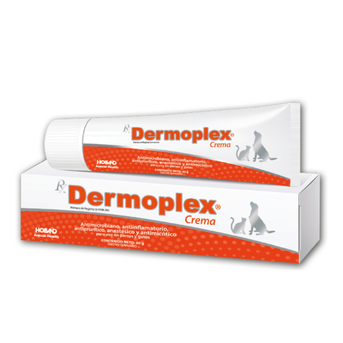 Antimicrobiano, antiinflamatorio, antiprurítico, anestésico y antibiótico para uso en perros y gatos.